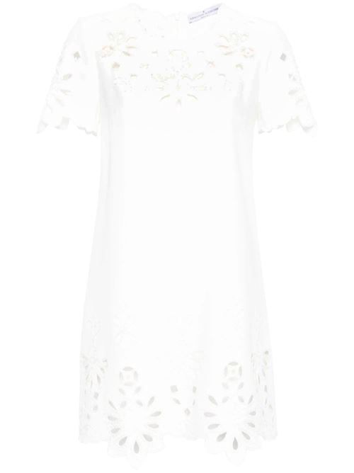 White cotton blend dress Ermanno Scervino | D442Q325ILM14800